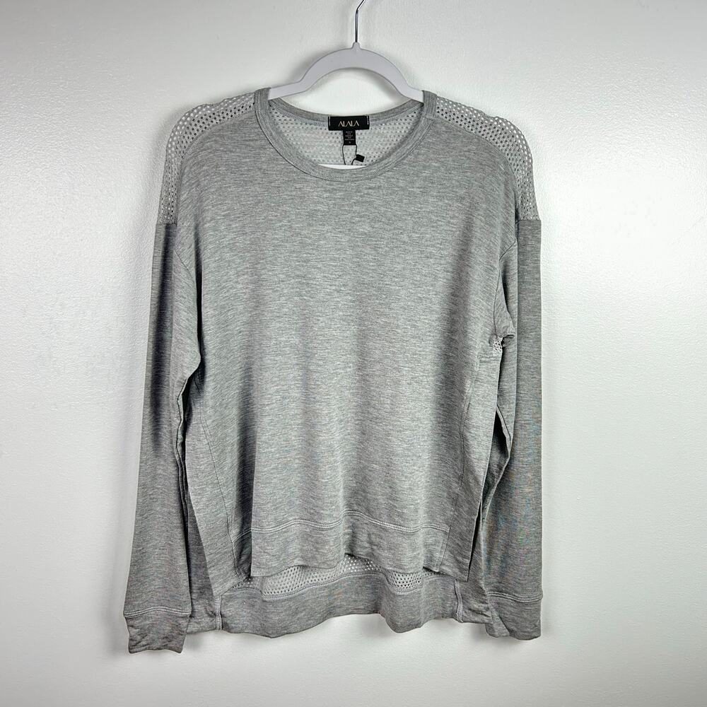 NEW Alala Gray Heron Sweatshirt Athletic Wear Women’s Activewear Size Small